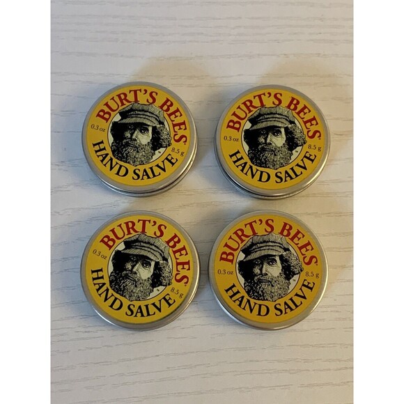 Burt's Bees Hand Salve, .3oz per tin, Farmer’s Friend Brand New Unopened 4 pack - Picture 3 of 5